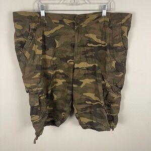 G STAR RAW Cargo‎ Shorts Men's Size 42 Camo Relaxed Dark